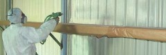 утепление контейнера / гаража / балкона ППУ в Рославле